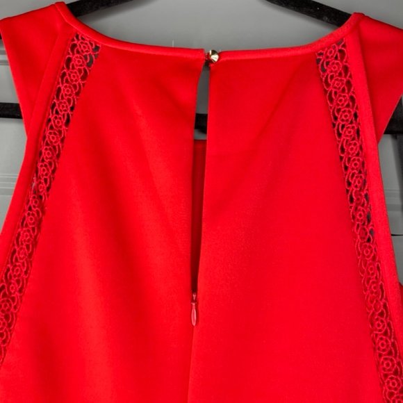 GUESS RED MEDIUM LENGTH DRESS - Picture 4 of 5
